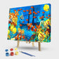 DIY Sea World Hand Painted Artwork Canvas Digital Oil Art Picture Craft Home Wall Decor