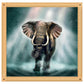Diamond Painting - Full Round -Elephant 1