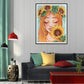 Diamond Painting - Full Round - Flower Girl