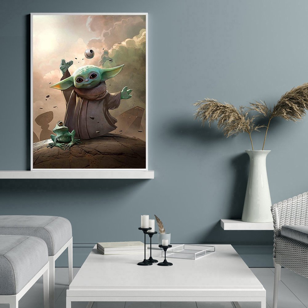 Diamond Painting - Full Round - Yoda C