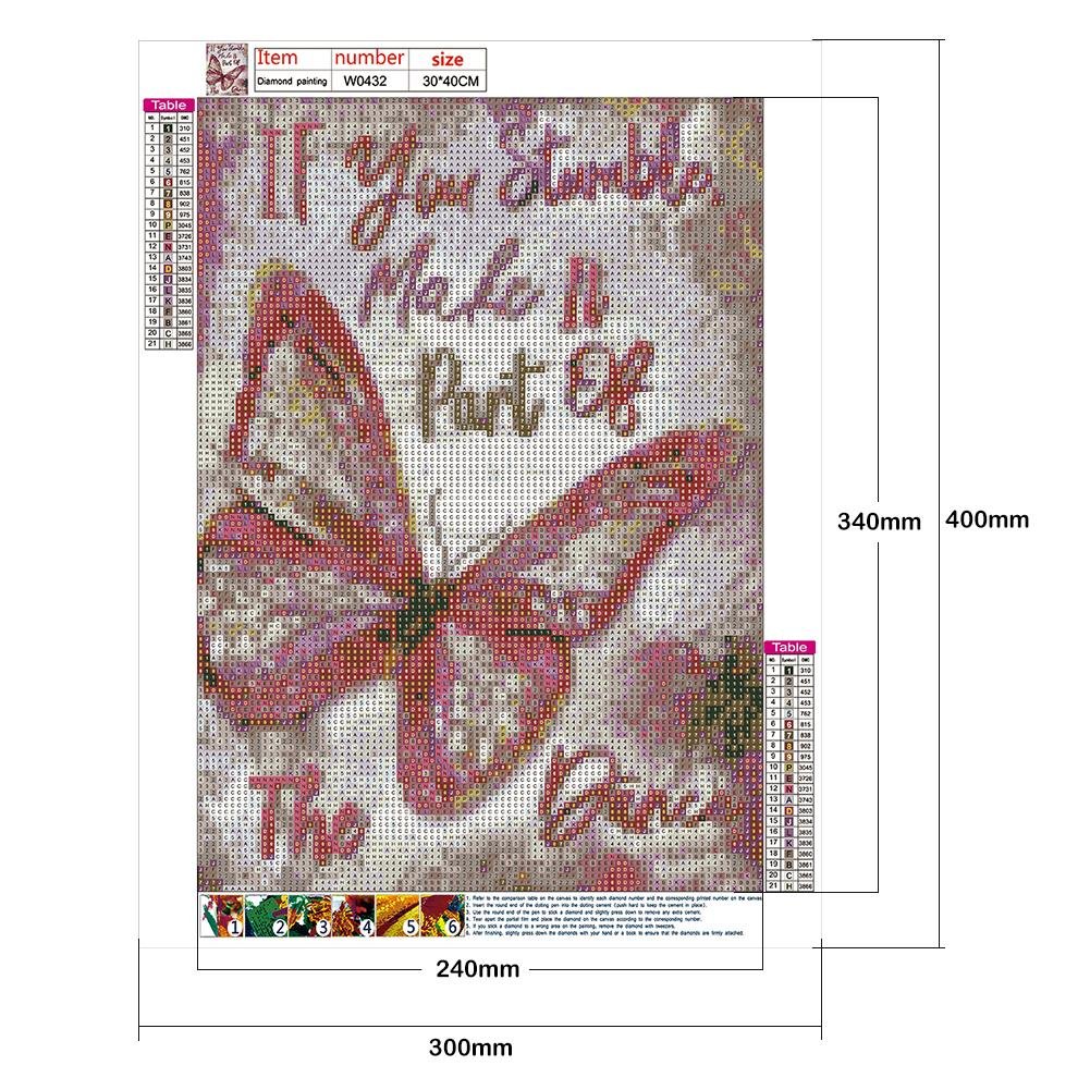 Diamond Painting - Full Round - BUtterfly P