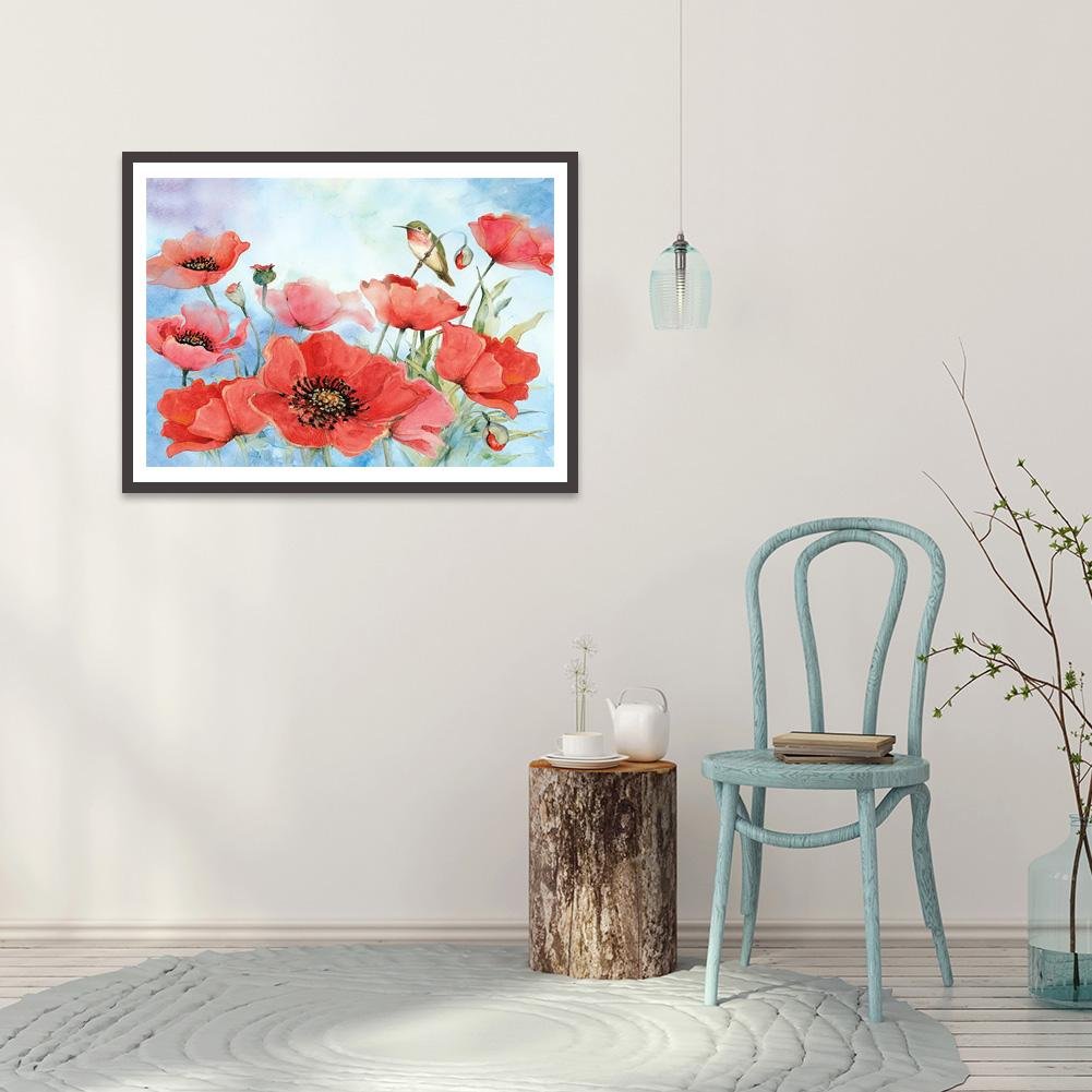Diamond Painting - Full Round - Flower and Birds