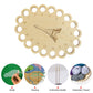 Hollow Thread Board Wooden Cross Stitch Tool - Eiffel Tower