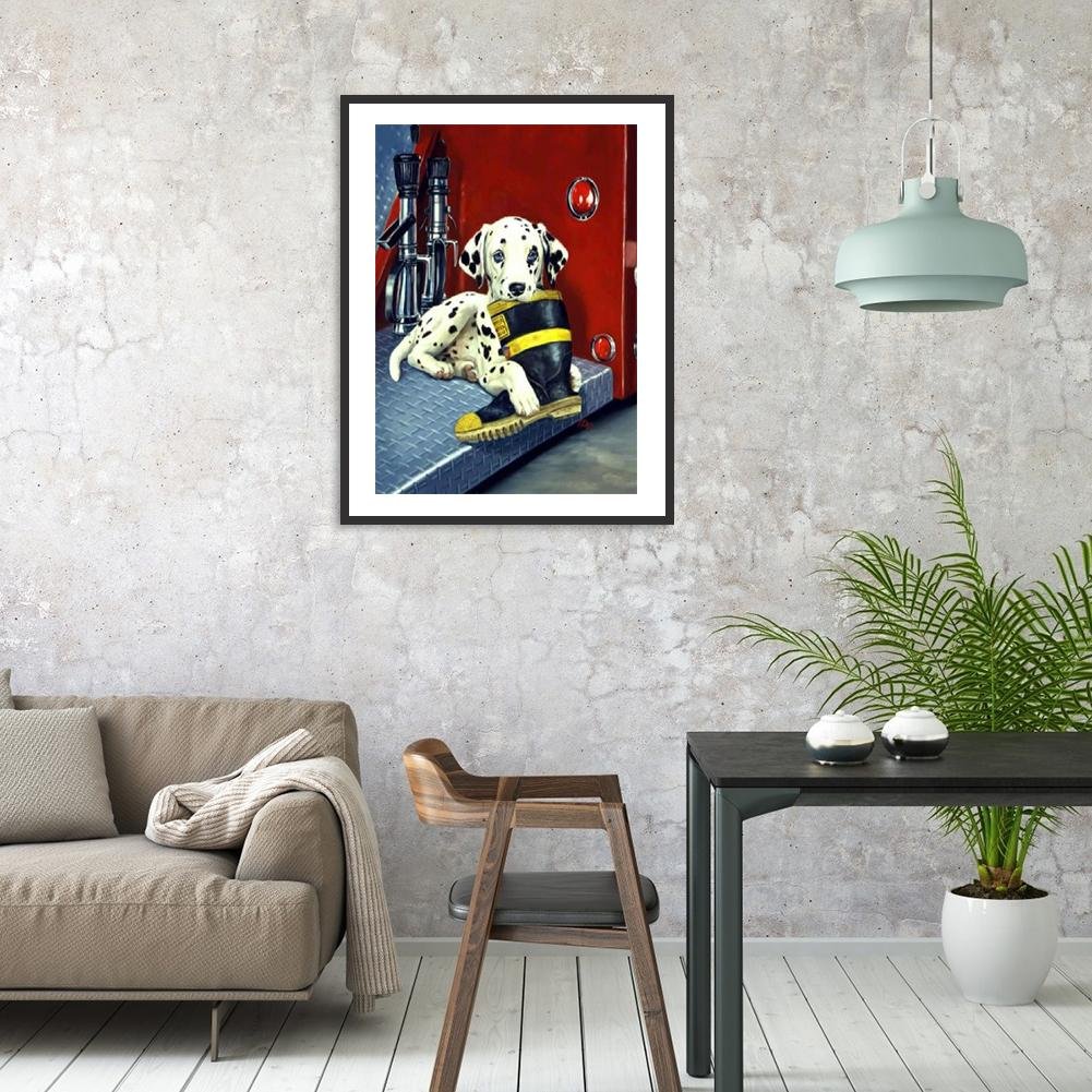 Diamond Painting - Full Round - Bambi Dog