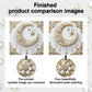 DIY Pearl Painting With Frame - Handmade Self-Adhesive Pearls - Stars and Moon (25*25cm)