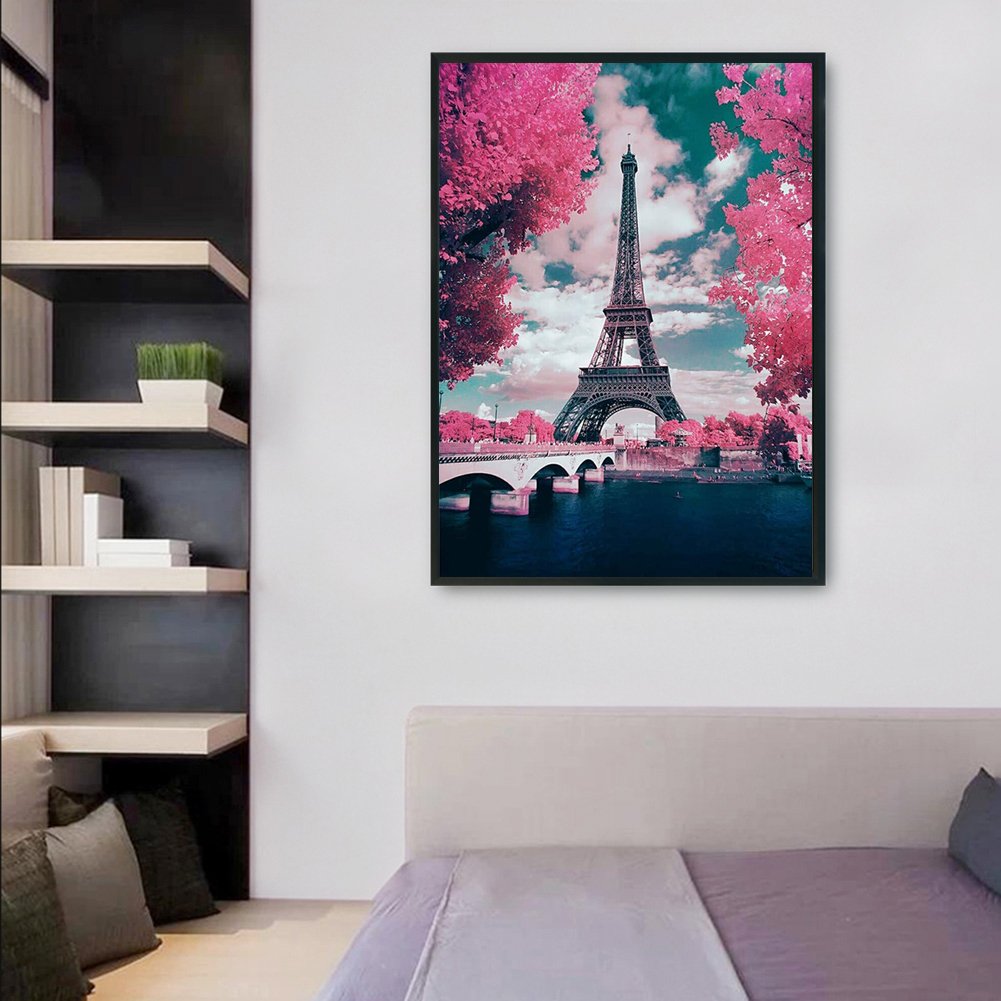 14ct Stamped Cross Stitch - Eiffel Tower(46*36cm)