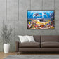 5D DIY Diamond Painting Kit - Full Round - Swimming Dolphin