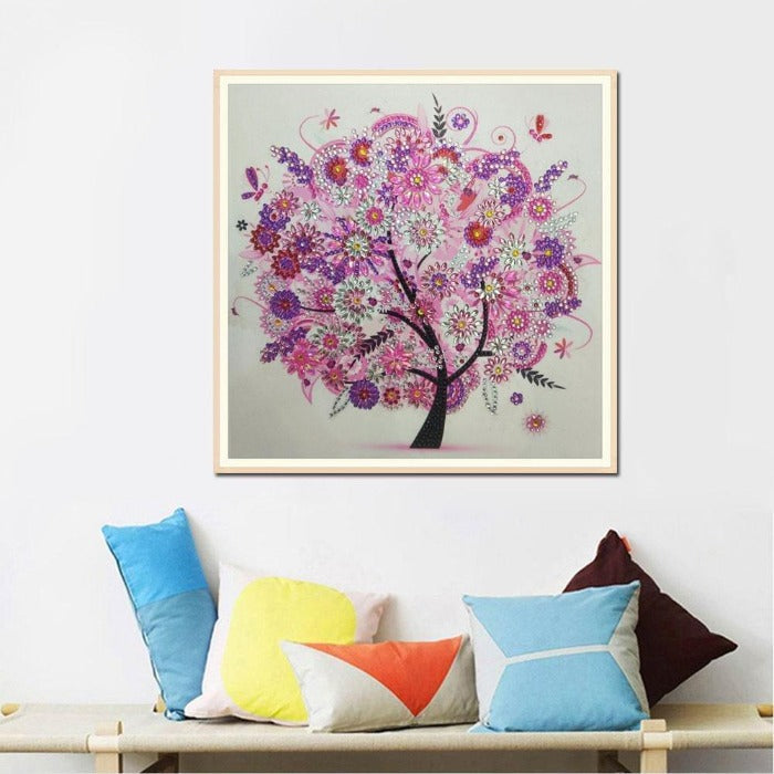 Tree 5D DIY Special Shaped Diamond Painting Kit Home Decor