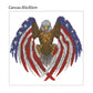 Diamond Painting - Partial Round - Eagle Flag Wing