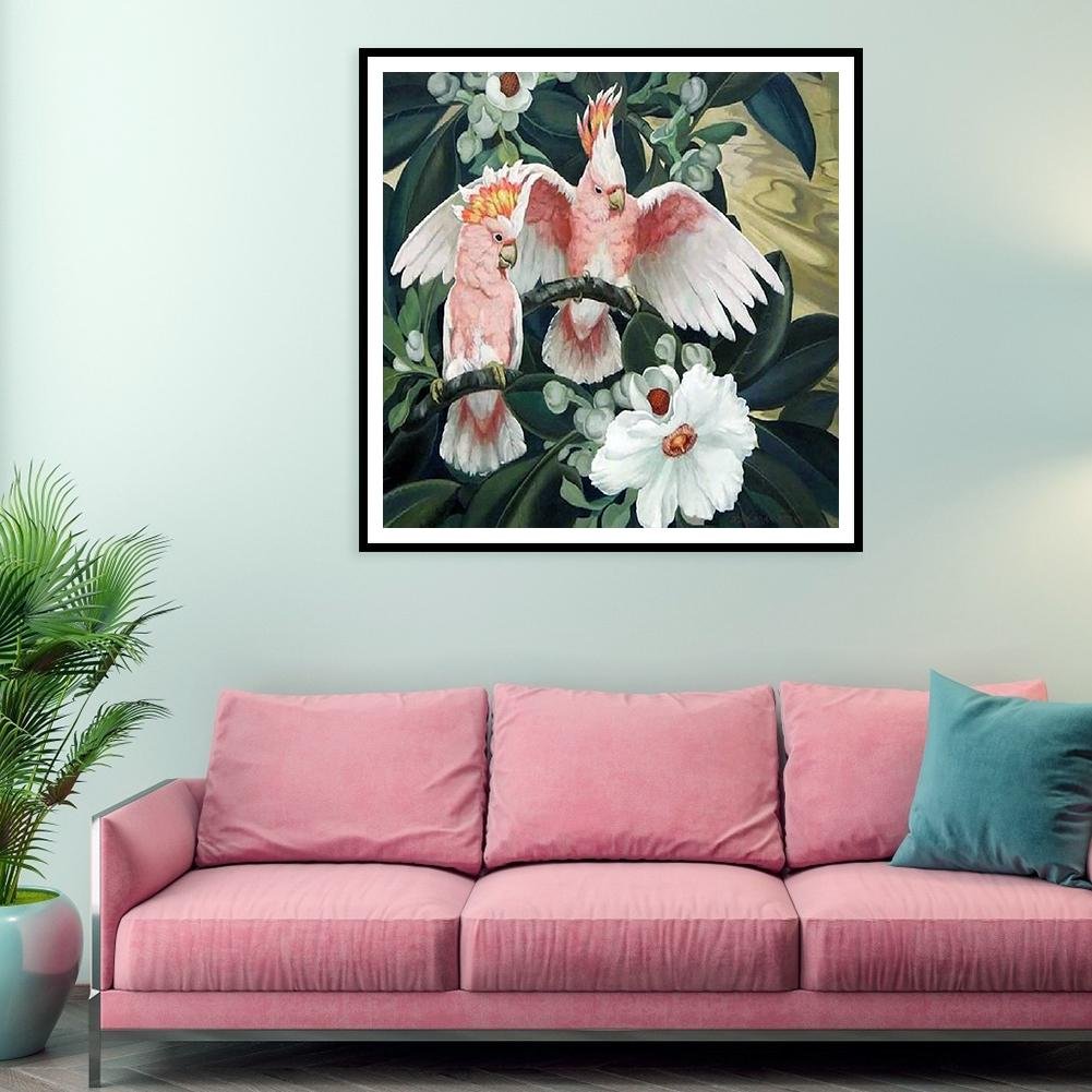 Diamond Painting - Full Round - Bird & Flower