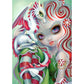 5D Diy Diamond Painting Kit Full Round Beads Cartoon Big Eyes