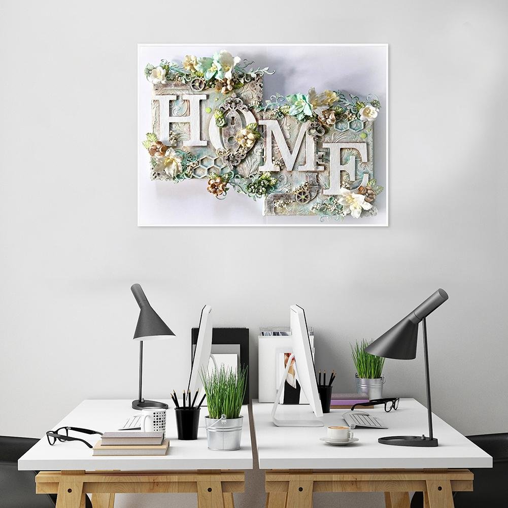 Diamond Painting - Full Round - Flower HOME