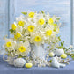 5D Diy Diamond Painting Kit Full Round Beads Elegant Flower