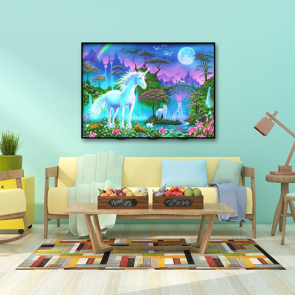 Diamond Painting - Full Round - Unicorn C