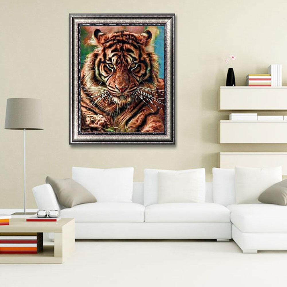Diamond Painting - Full Round - Cool Tiger
