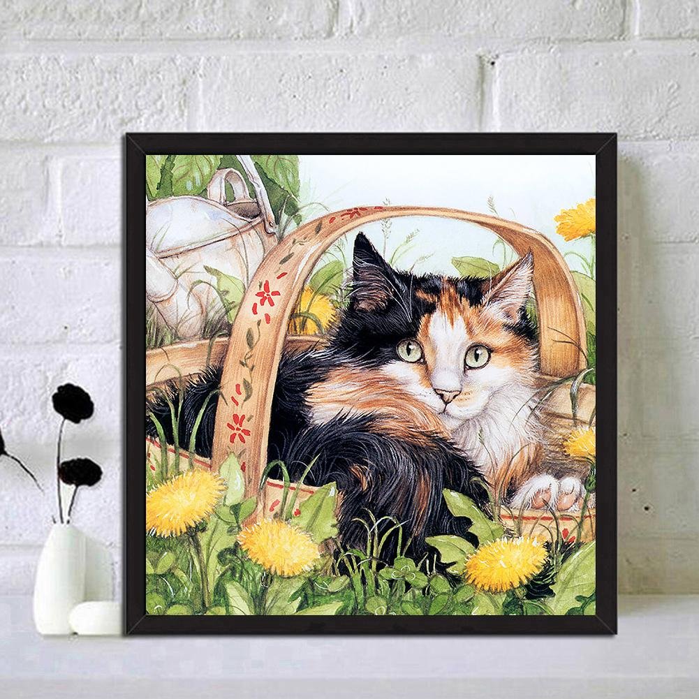 Diamond Painting - Full Round - Lovely Cat A