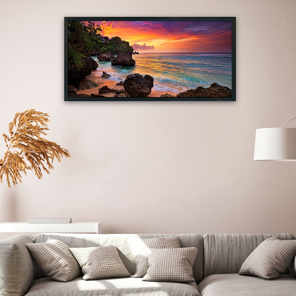 11CT Stamped Cross Stitch - Scenery  (40*85cm) A