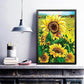Diamond Painting - Full Round - Sunflowers B