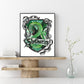 Harry Potter Logo Hand Painted Oil Paint By Numbers Home Decor Art