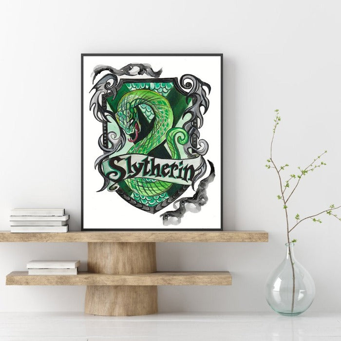 Harry Potter Logo Hand Painted Oil Paint By Numbers Home Decor Art