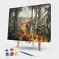 Friends of the Manor Oil Painting Picture By Numbers Canvas Drawing Colorful Paint Wall Art for Living Room