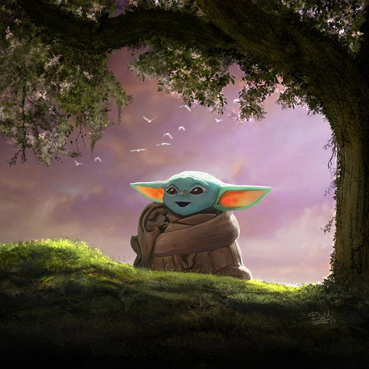 Diamond Painting - Full Round - Yoda L
