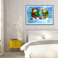 Diamond Painting - Full Round - Snowman Couple