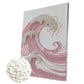 DIY Pearl Painting With Frame - Handmade Self-Adhesive Pearls - Waves (30*40cm) D