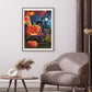 Paint By Number Oil Painting Pumpkin Black Cat Canvas Painting Wall Art Poster