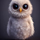 Owl Full Round/Square Diamond Painting Kits