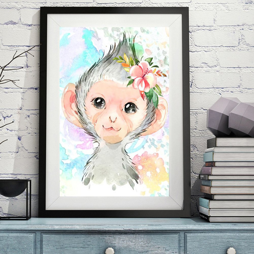 Diamond Painting - Full Round - Monkey