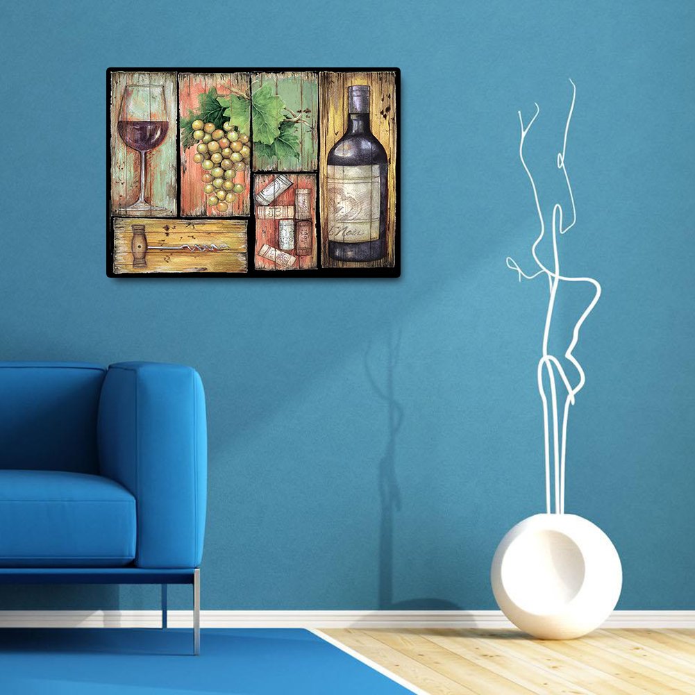 Diamond Painting - Full Round - Wine Glass D