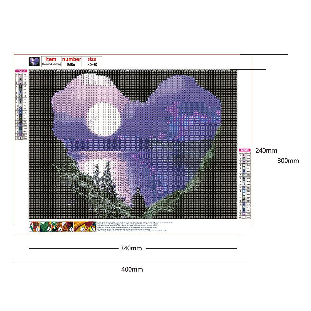 Diamond Painting - Full Round - Purple Night