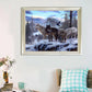 Diamond Painting - Partial Round - Snow Wolf