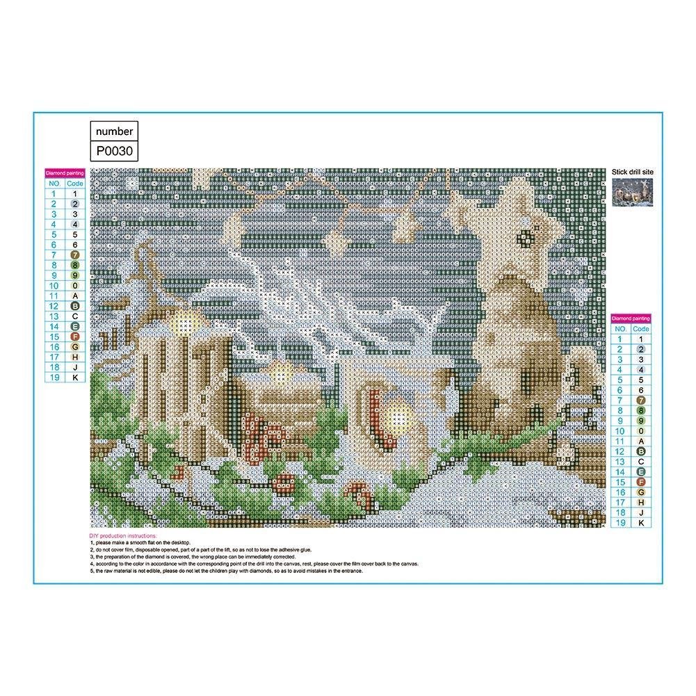 Diamond Painting - Full Round - Christmas View