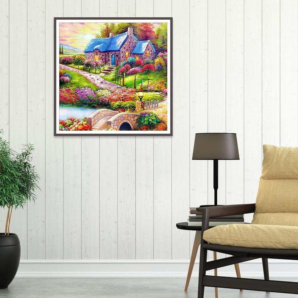 Diamond Painting - Full Square - Rural Cottage
