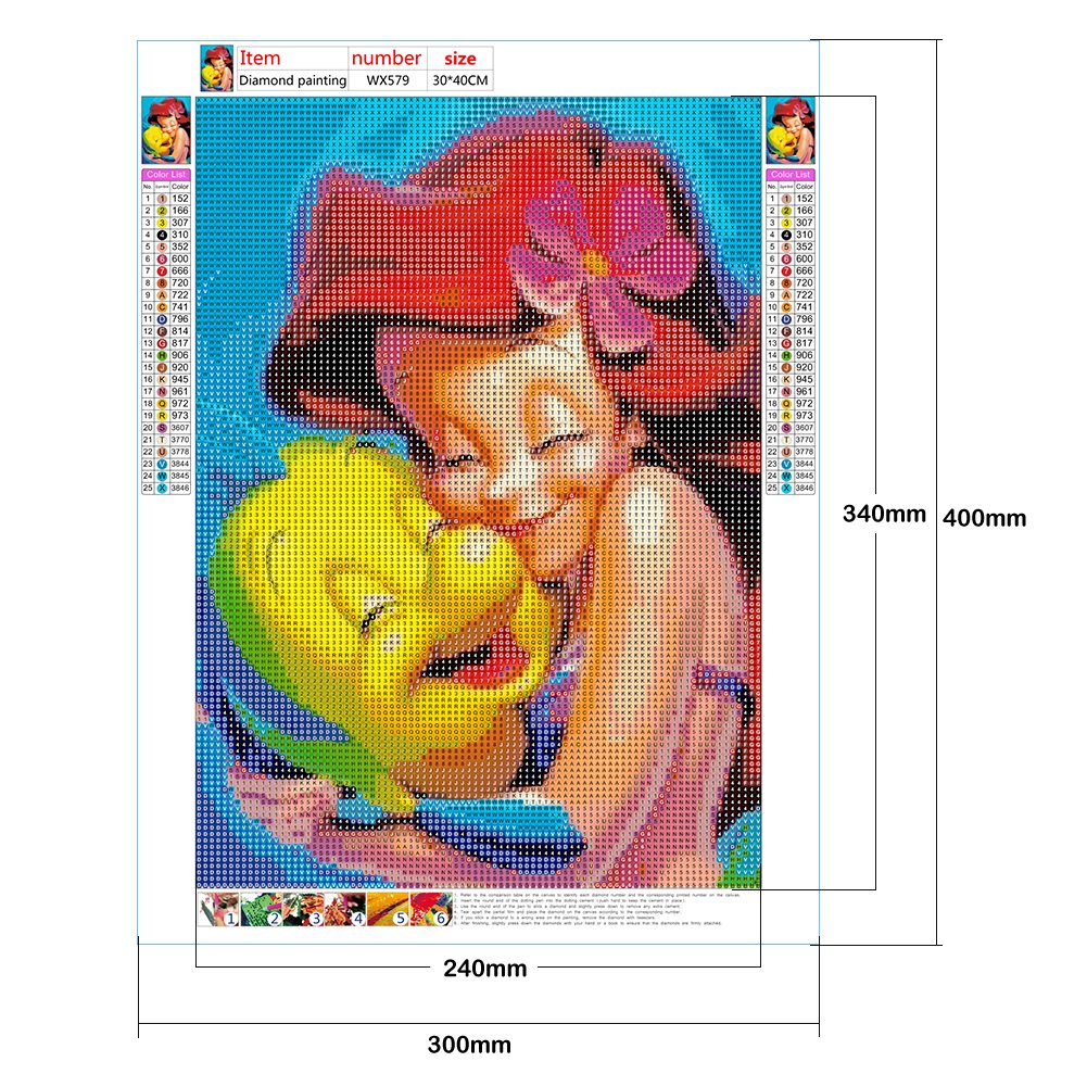 Diamond Painting - Full Round - Mermaid Princess D