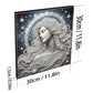DIY Pearl Painting With Frame - Handmade Self-Adhesive Pearls - Goddess (30*30cm)