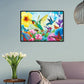 Paint By Number Oil Painting Birds Pollinating Flowers (40*50cm)