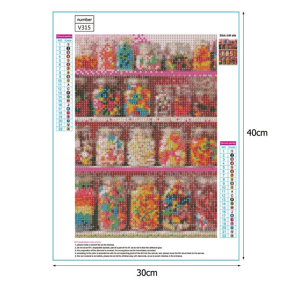 Diamond Painting - Full Round - Candy B