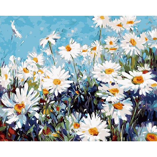 Acrylic Canvas Flower Field Wall Art Craft Decor