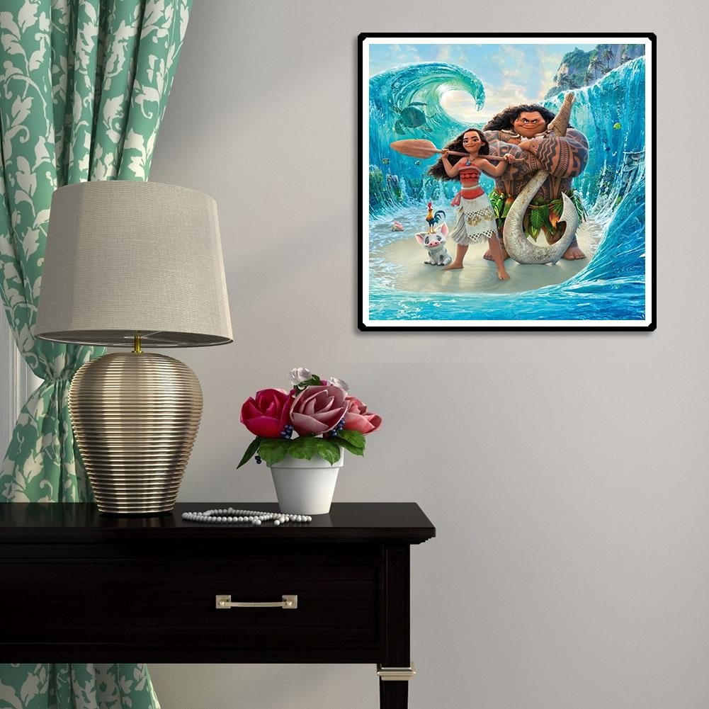 Moana Full Drill Diamond Painting On Canvas Kit