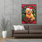 Diamond Painting - Full Round - Christmas Dog A