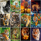 Tiger Diamond Mosaic Embroidery Kit 
