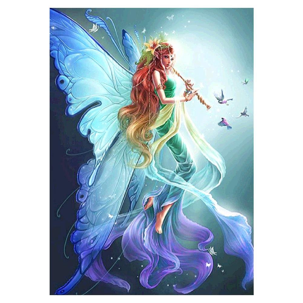 Butterfly Beauty Round Drill Diamond Painting Kit