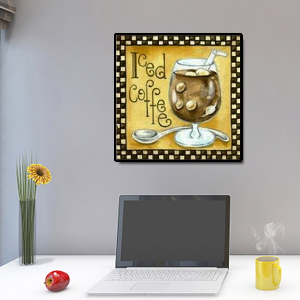 Diamond Painting - Full Round - Coffee D