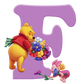 Diamond Paintings Art Letter F Winnie The Pooh