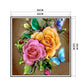 11ct Stamped Cross Stitch - Flower (36*36cm) A