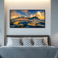 No Frame Mountain Landscape Canvas Acrylic Paint Handpainted Gift