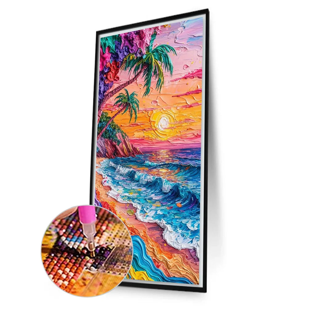 Big Size Diamond Painting - Full Round / Square - Sea Scenery (40*70cm)